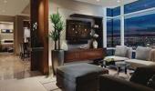 ARIA Resort and Casino at CityCenter Hotel Guest Suite TV Room ARIA Resort and Casino at CityCenter Hotel Guest Suite TV Room