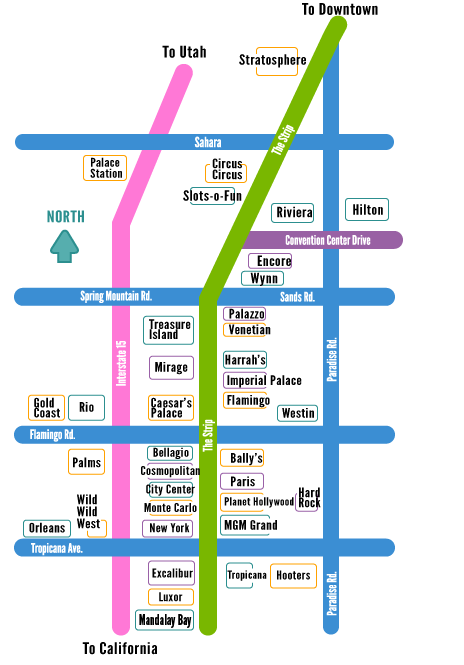 vegas map of the strip Las Vegas Strip Map vegas map of the strip