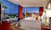 ARIA Resort and Casino at CityCenter Hotel Guest Bedroom with Strip View