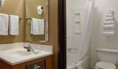 Ellis Island Super 8 Hotel Guest Bathroom